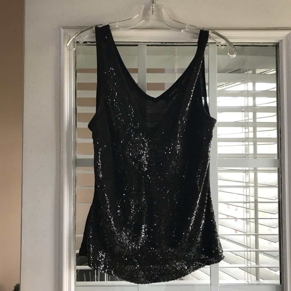Sequin Black Top - image 1